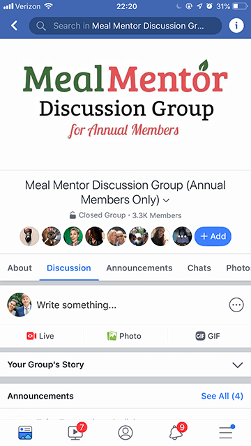 Facebook VIP Group